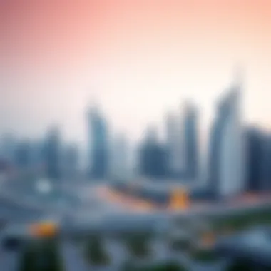 The stunning skyline of Abu Dhabi showcasing modern architecture