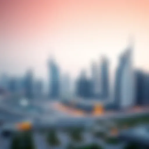 The stunning skyline of Abu Dhabi showcasing modern architecture