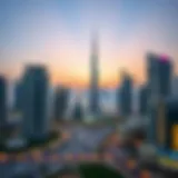 Dubai's Architectural Marvels Stunning skyline of Dubai showcasing modern architecture