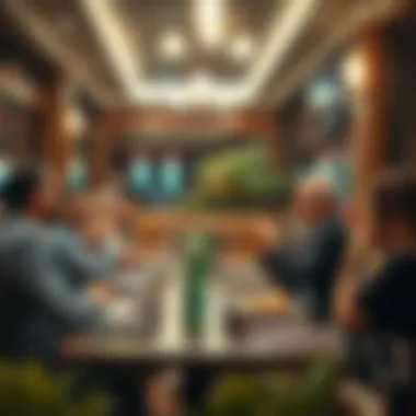 Warm Ambiance in Affordable Dining Cozy restaurant atmosphere with happy diners