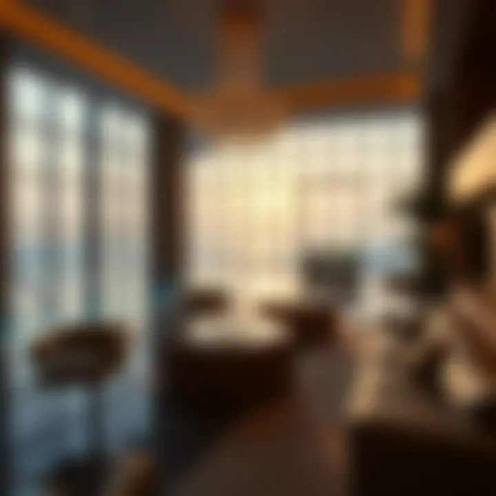 Exquisite Amenities at Al Habtoor Tower Exquisite amenities offered at Al Habtoor Tower, including pools and lounges