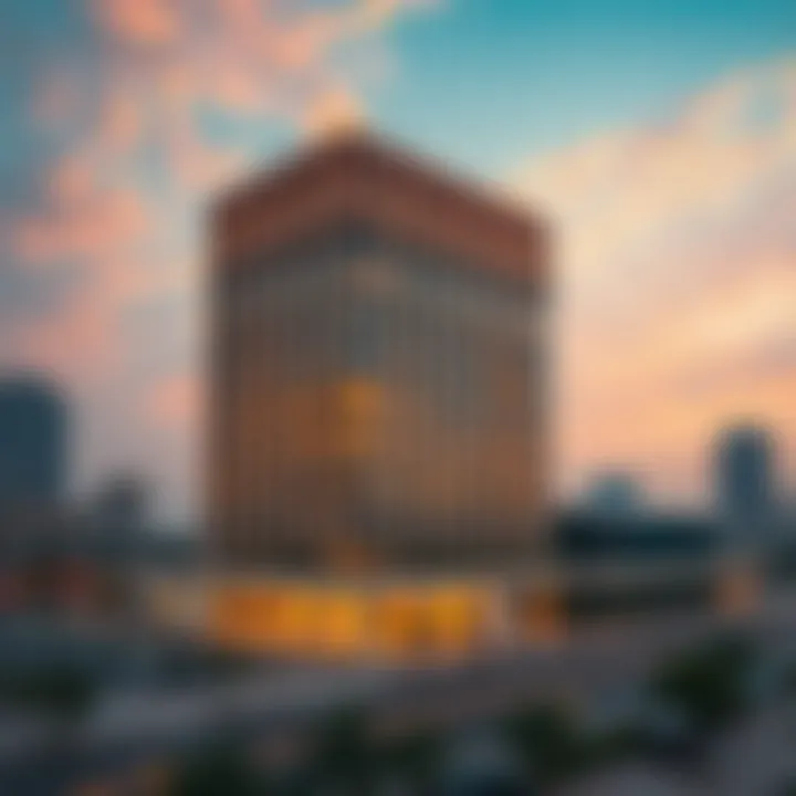 Illustration of Al Sabkha Building in the context of Dubai's urban landscape.