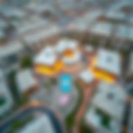 Aerial View of Al-Twar Centre Aerial view of Al-Twar Centre showcasing the vibrant community and surrounding areas