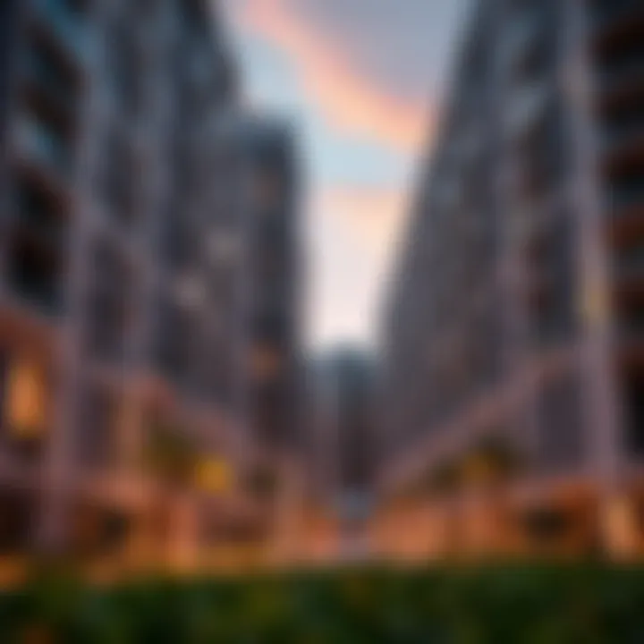 Modern Architecture in Al-Twar Centre Modern residential buildings in Al-Twar Centre highlighting architectural style