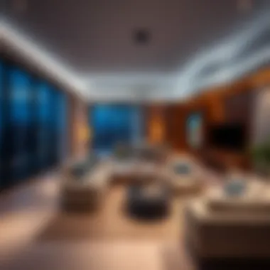 Luxurious interiors showcasing the lifestyle at Binghatti Orchid