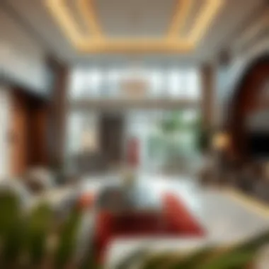 Elegant Interior Design of Binghatti Royale Interior design showcasing the elegance within Binghatti Royale's residences