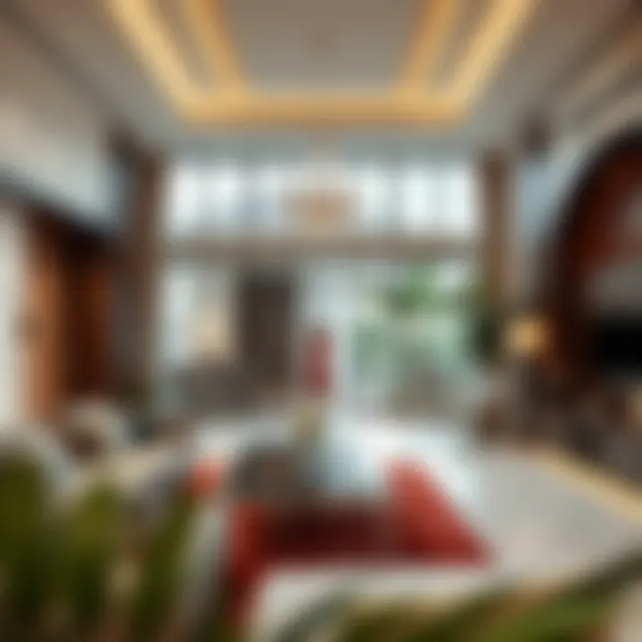 Elegant Interior Design of Binghatti Royale Interior design showcasing the elegance within Binghatti Royale's residences