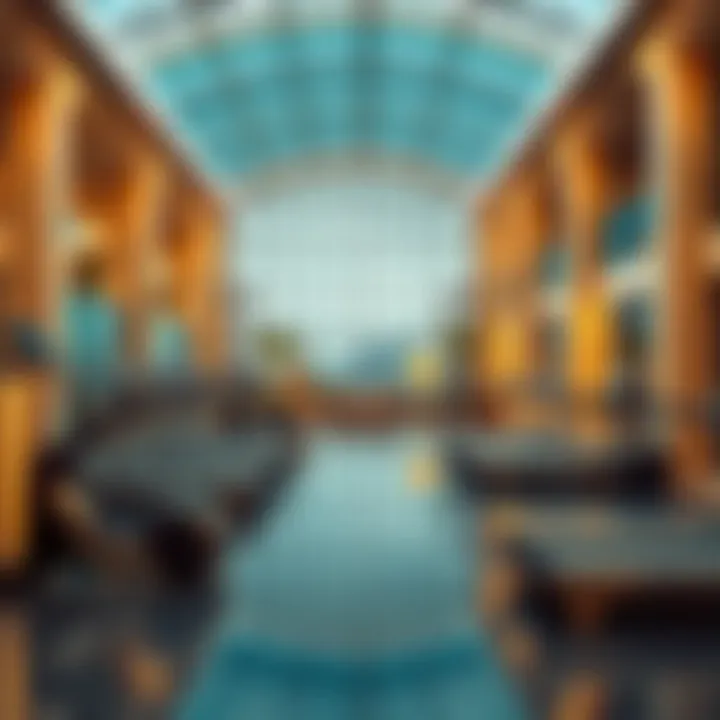 Recreational facilities at hotels near healthcare city