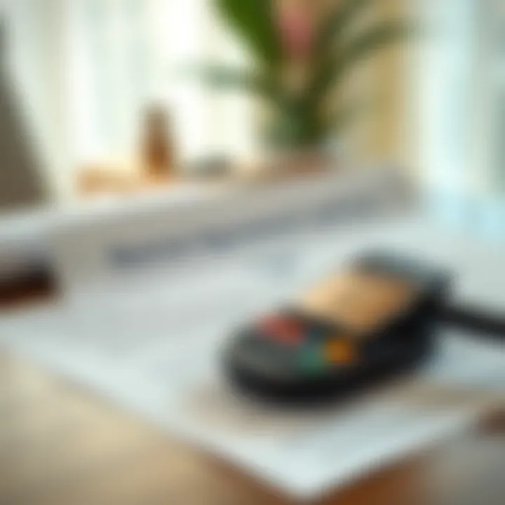 Legal documents and a calculator representing rental agreements