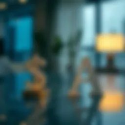 Visual representation of currency conversion between USD and AED