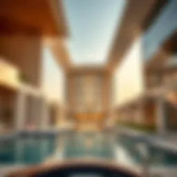 Stunning architectural view of Damac Canal Views showcasing modern design