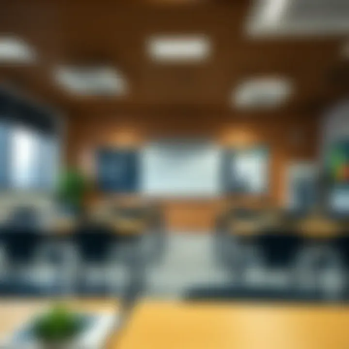 Modern Classroom Setup Modern classroom setup at Dubai British School