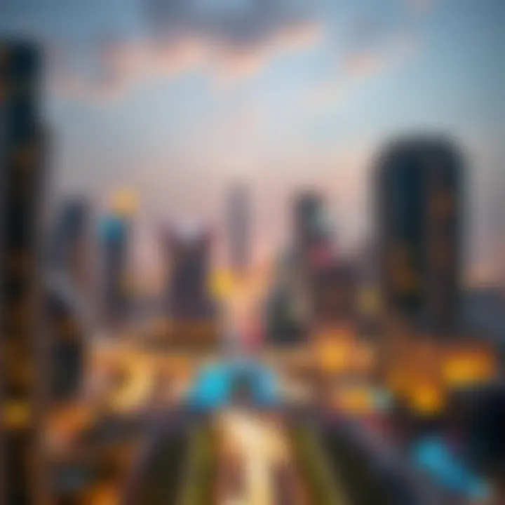 A skyline view of Dubai highlighting property trends and developments