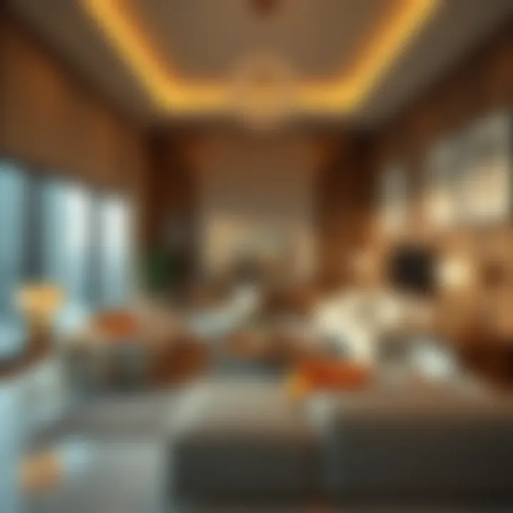 Luxurious Living Room in Equiti Apartments Luxurious Living Room in Equiti Apartments