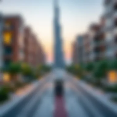 Key Affordable Housing Areas in Dubai Map highlighting key affordable housing areas in Dubai