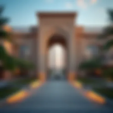 Scenic external view showcasing Al Khail Gate