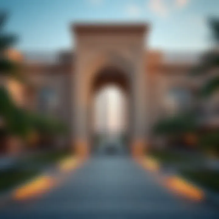 Scenic external view showcasing Al Khail Gate