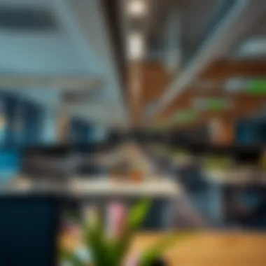 High-tech facilities with advanced office equipment