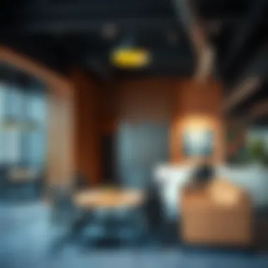 Modern workspace design featuring collaborative areas