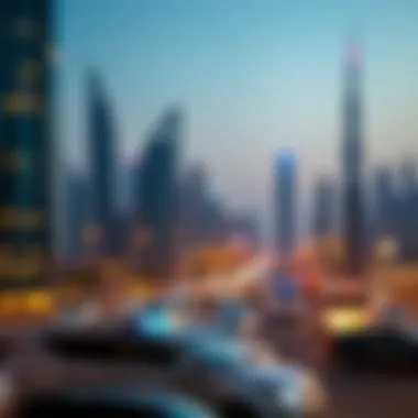 Dubai Skyline: A Hub of Business Innovation Dubai skyline showcasing modern business architecture