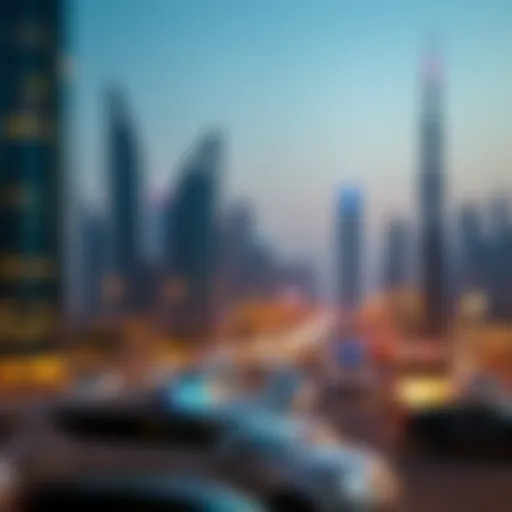 Dubai Skyline: A Hub of Business Innovation Dubai skyline showcasing modern business architecture