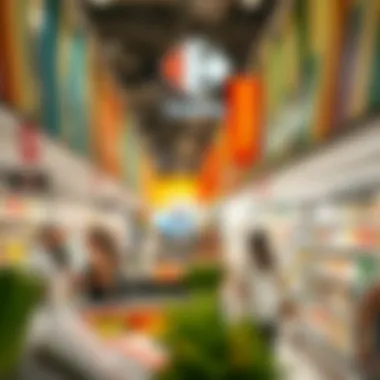 Shoppers enjoying a diverse range of products at Carrefour