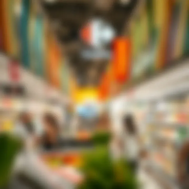 Shoppers enjoying a diverse range of products at Carrefour