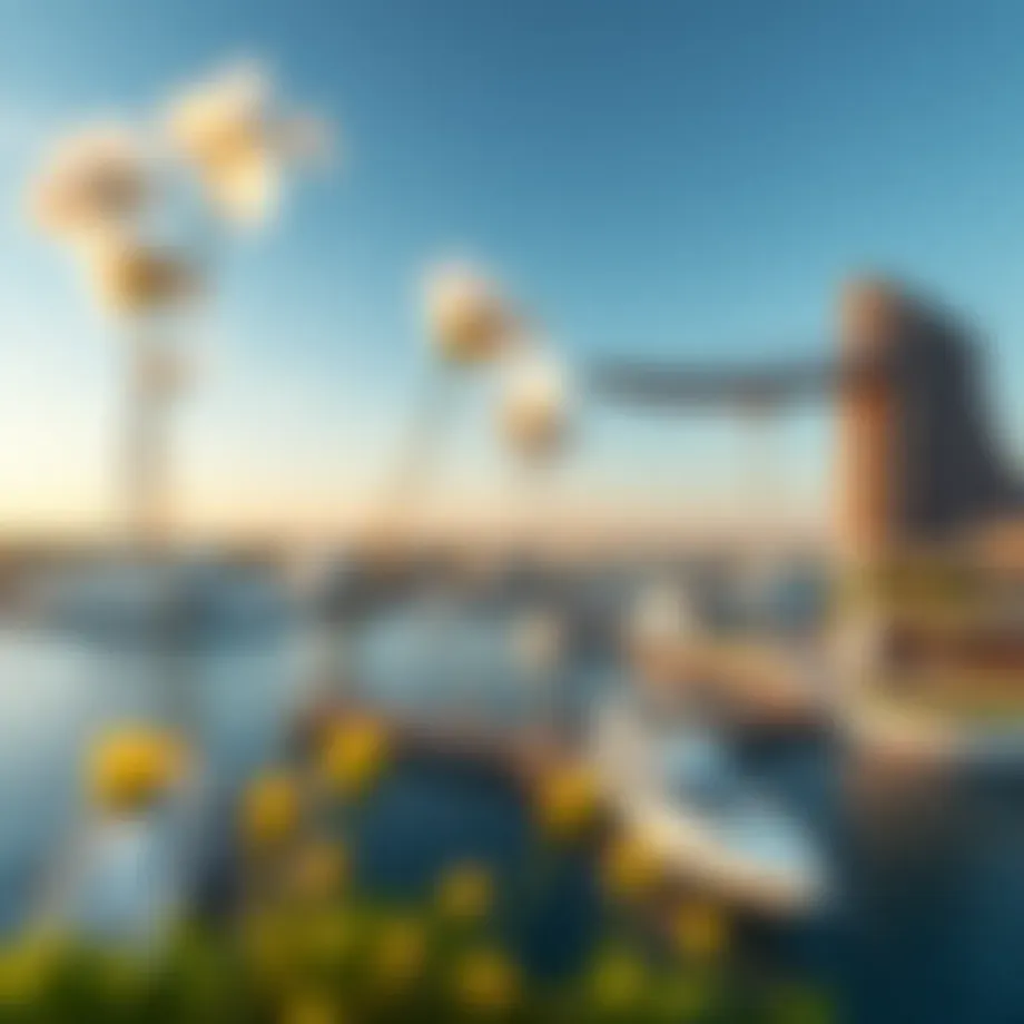 Panoramic view of Choithrams Marina showcasing the waterfront lifestyle