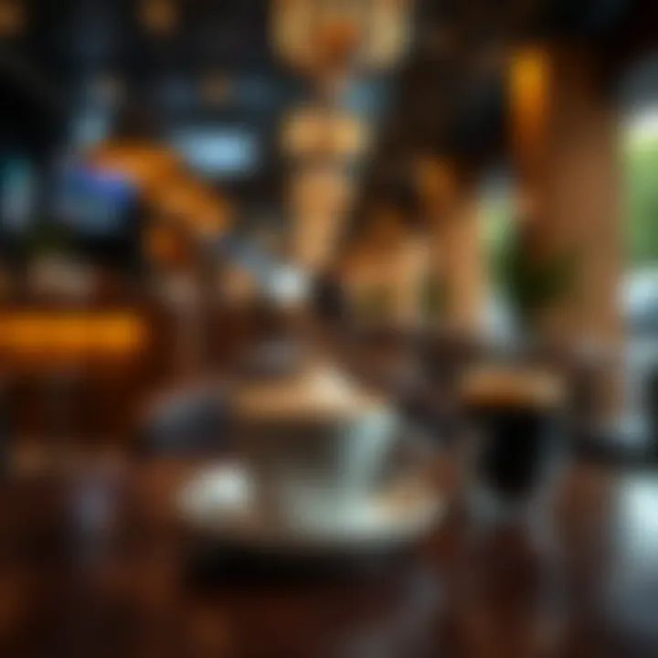 Delicious specialty coffee served in a stylish cafe