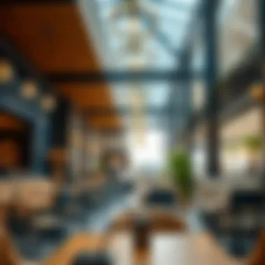 Urban cafe ambiance with contemporary design in City Walk, Dubai