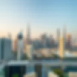 A stunning skyline view of Dar Al Karama showcasing modern architecture