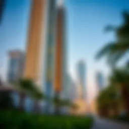 Stunning exterior view of DIFC Park Towers