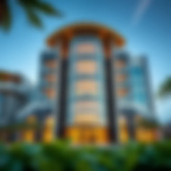 Stunning facade of دريم بوت دبي showcasing modern architecture