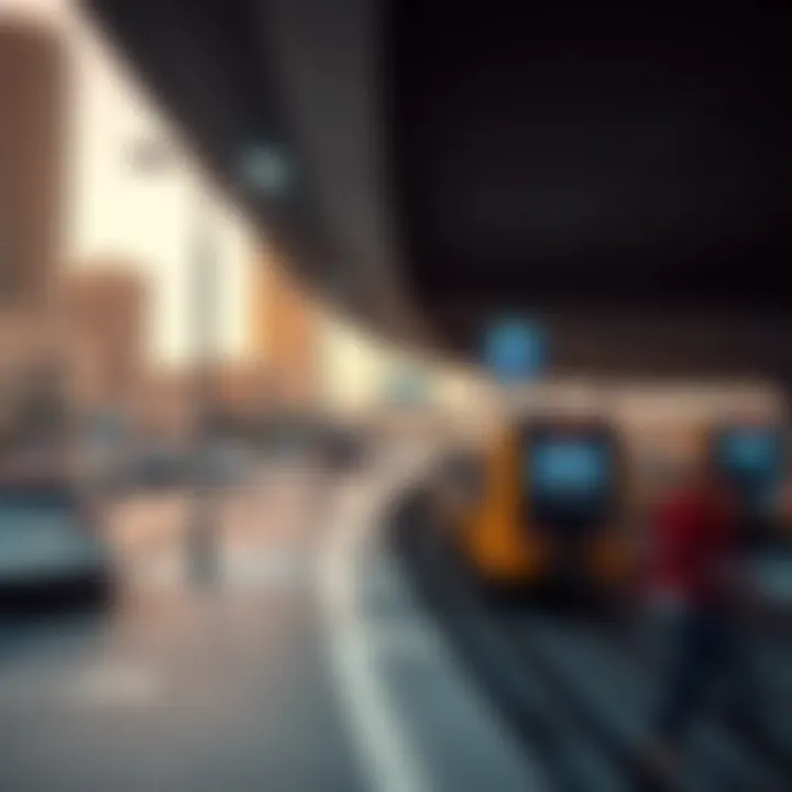 Surrounding real estate development near Dubai Creek Metro Station