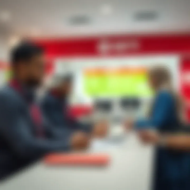 Community Engagement with Emirates Post Community members engaging with Emirates Post