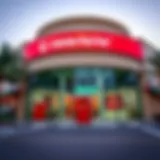 Emirates Post Office Exterior Exterior view of Emirates Post office in Khalifa City