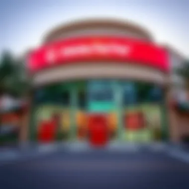 Emirates Post Office Exterior Exterior view of Emirates Post office in Khalifa City