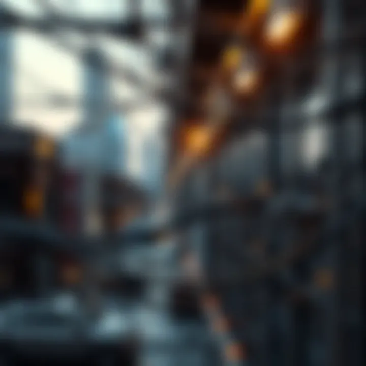 A high-tech network infrastructure symbolizing advanced connectivity