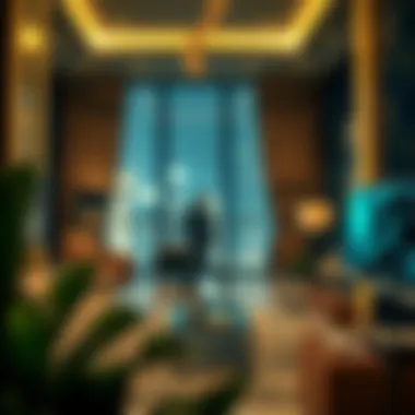 A graphical representation of the impact of internet connectivity on real estate