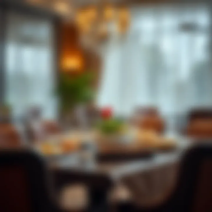 Exquisite Local Delicacies Await An elegant dining setup showcasing local delicacies