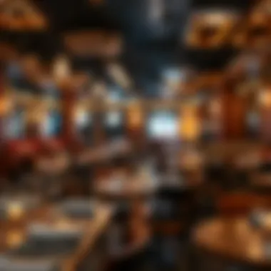 Warm and Inviting Restaurant Atmosphere An inviting restaurant ambiance filled with warmth