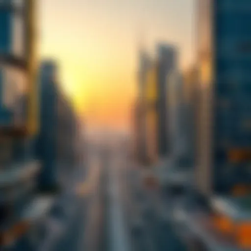 Dubai Skyline: A Hub of Investment A skyline view of Dubai showcasing modern architecture