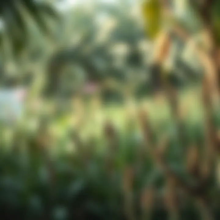 Biodiversity displayed through native flora and fauna in مبزرة الخضراء العين