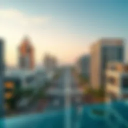 Stunning skyline view of Hadley Heights showcasing modern architecture