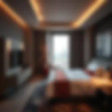 Affordable Comfort A budget-friendly hotel room showcasing modern design