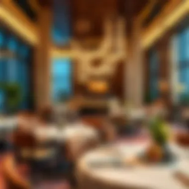 Culinary Delights in Dubai Hotels Diverse dining options within a luxurious hotel setting