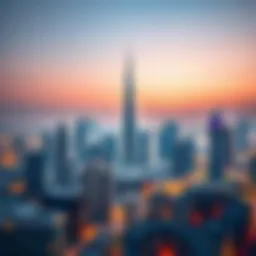 Panoramic view of Dubai's real estate skyline