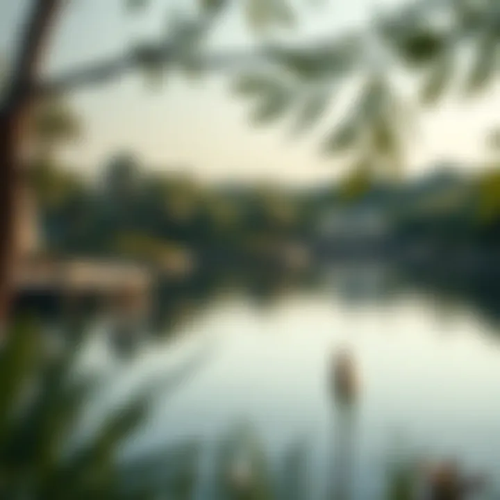 Artistic representation of the ecological significance of Love Lake