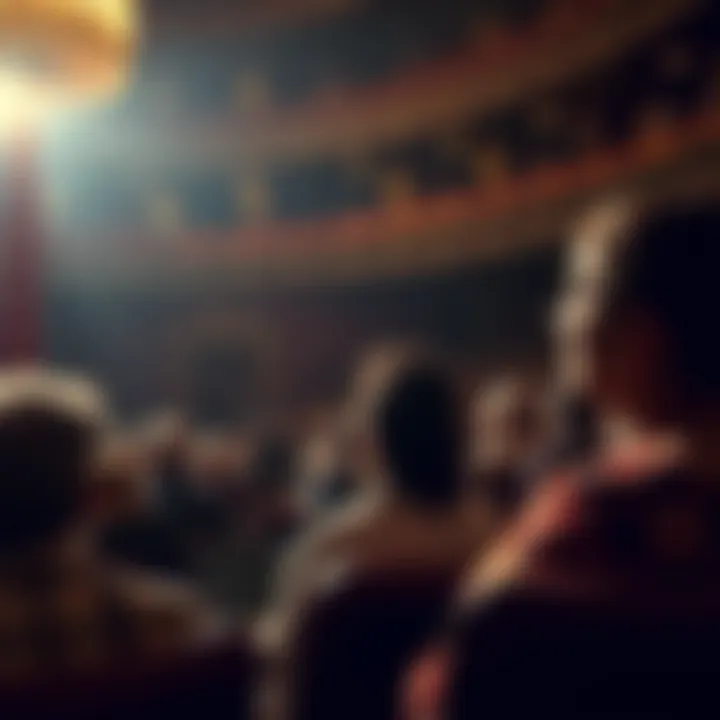 Audience Engaged in Opera Audience enjoying a mesmerizing opera show