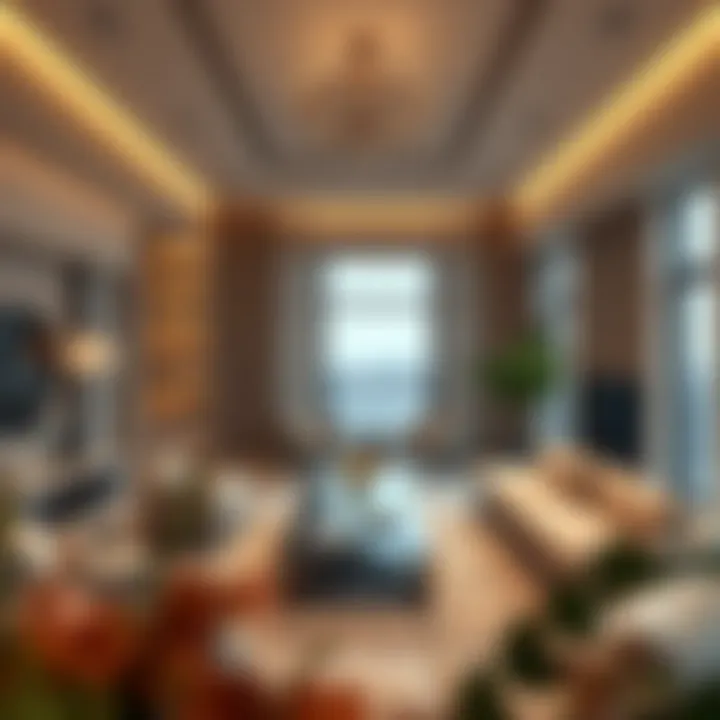 Elegant interior design of a residence in Orla Dubai